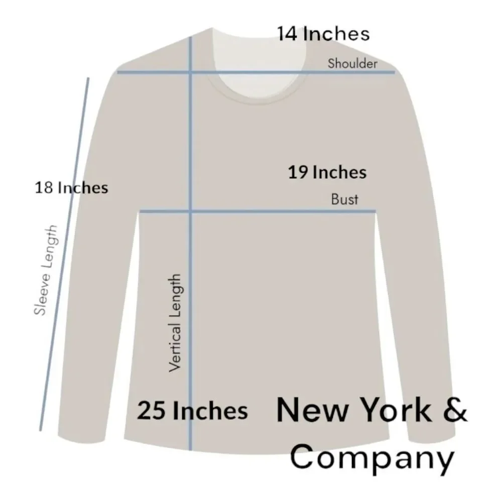 New York & Company Sweater Women's Medium Pink Shimmer‎ Knit Pullover Solid NWT - Picture 5 of 7